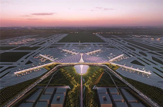 北京新機(jī)場(chǎng)航站樓建筑投標(biāo)方案7