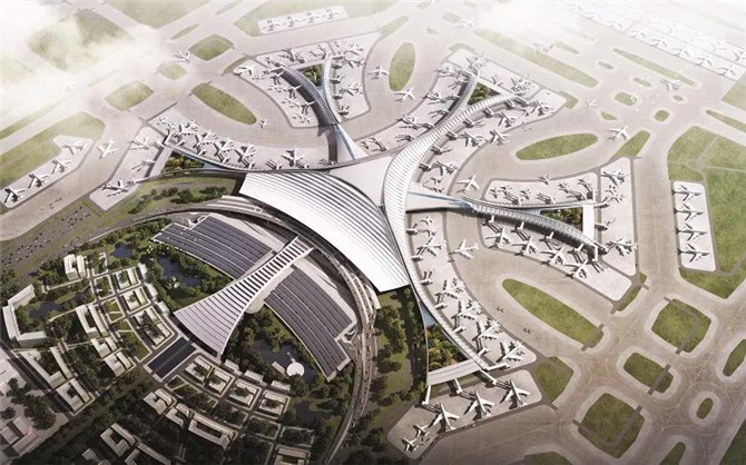 北京新機(jī)場(chǎng)航站樓建筑投標(biāo)方案8